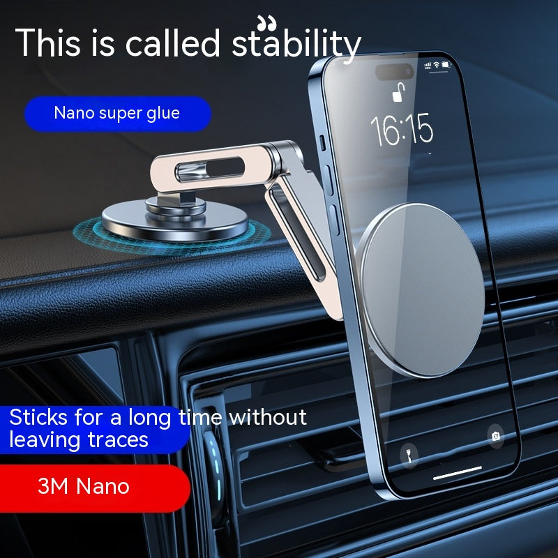 Magnetic Car Phone Holder Hanging Screen Car 360 Degree Rotating Metal Aluminum Alloy